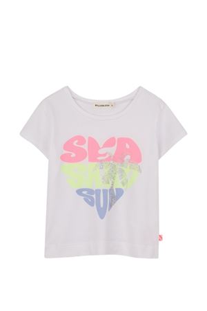 white cotton t-shirt BILLIEBLUSH KIDS | U2195310P